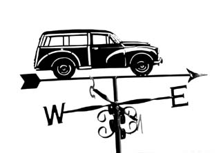 Morris traveller weather vane